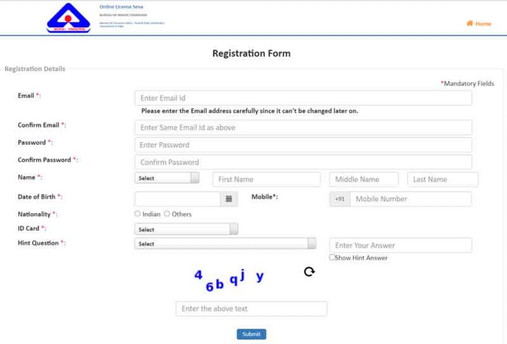 Bis-Registration-Form