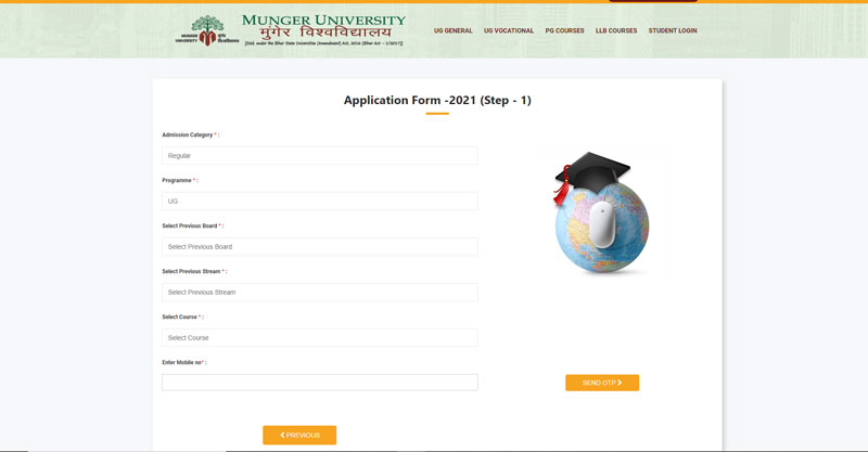 Munger-University-UG-Admission-2023-Application-Form