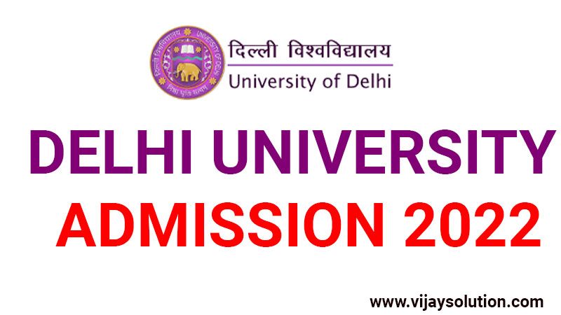 DU-Admission-2022-For-UG-PG-Form-Portal-Delhi University admission 2022