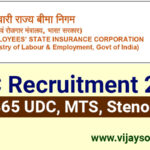 ESIC-Recruitment-2022-for-3865-UDC,-MTS,-Steno-Posts