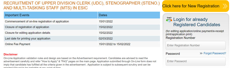 RECRUITMENT-OF-UPPER-DIVISION-CLERK-(UDC),-STENOGRAPHER-(STENO.)-AND-MULTI-TASKING-STAFF-(MTS)-IN-ESIC