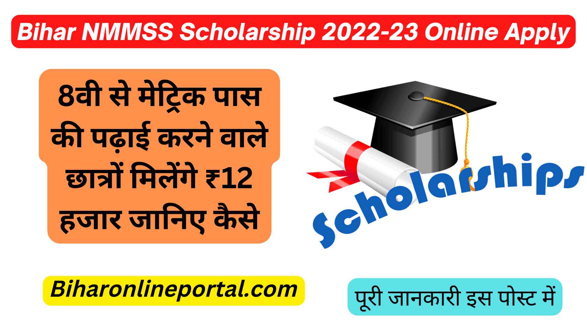 Bihar-NMMSS-Scholarship