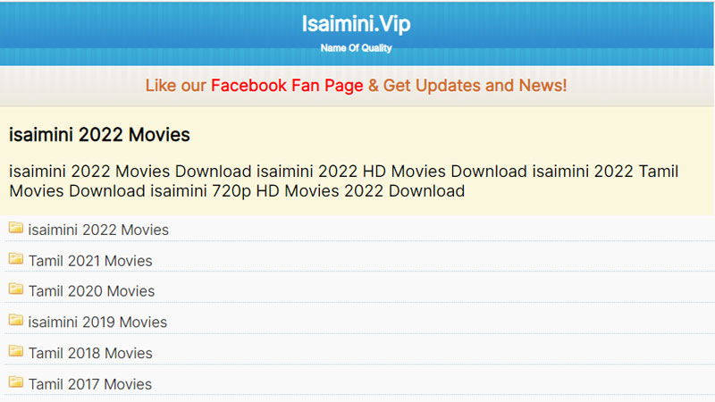 Isaimini 2023 Latest Tamil HD Movies Download and Watch Online - Vijay Solutions