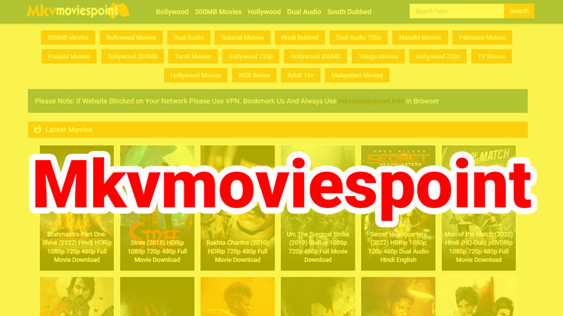 Mkvmoviespoint 2023 Bollywood movies download Hindi dubbed 300MB 480 MB @   - Vijay Solutions