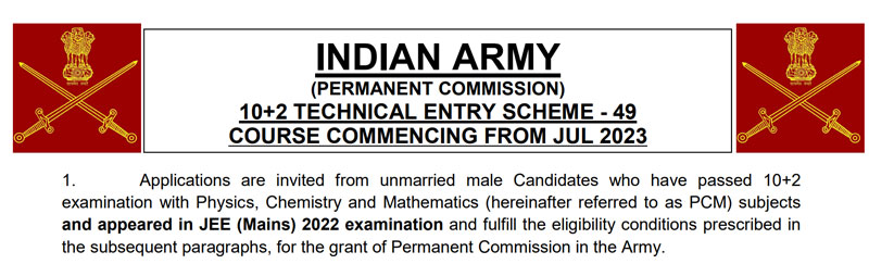 Indian-Army-Technical-Entry-49-Recruitment-2022