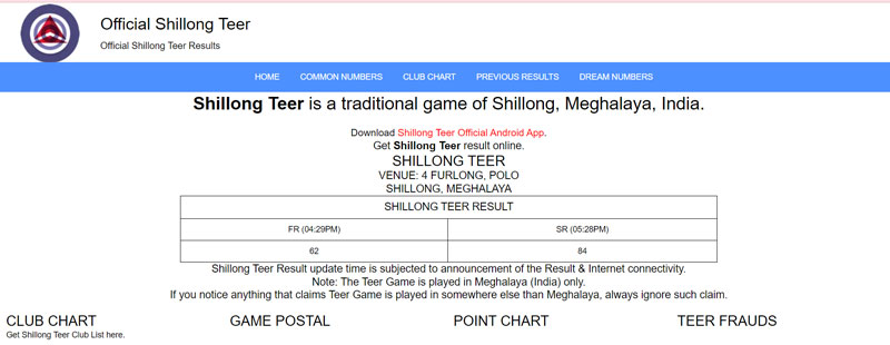 shillong-teer-lottery-result-today
