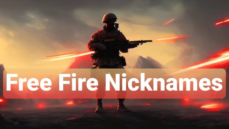 FF Stylish Nicknames Best Free Fire Nicknames List check