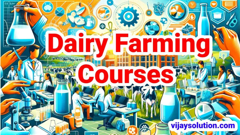 Dairy Farming Courses After 12th